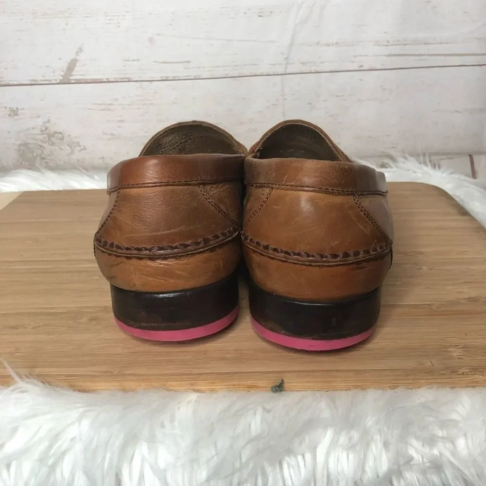 Men's Size 11.5 D- Polo Ralph Lauren Arscott Brown Leather Penny Loafers